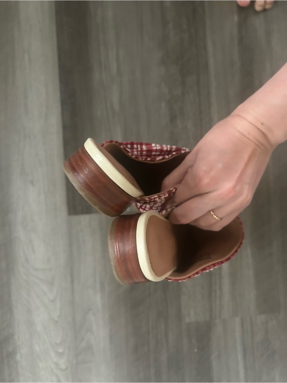Rachel Comey Dore Slide Plaid Mule 8.5 - Picture 6 of 9